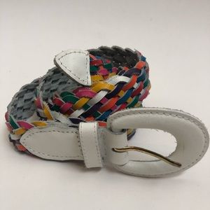 VINTAGE Multi color woven belt